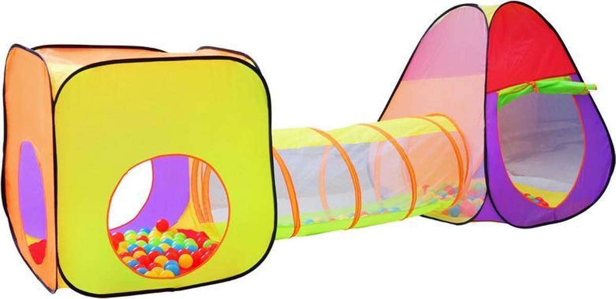 Iglo Kindertent - Met Tunnel - 200 Ballen