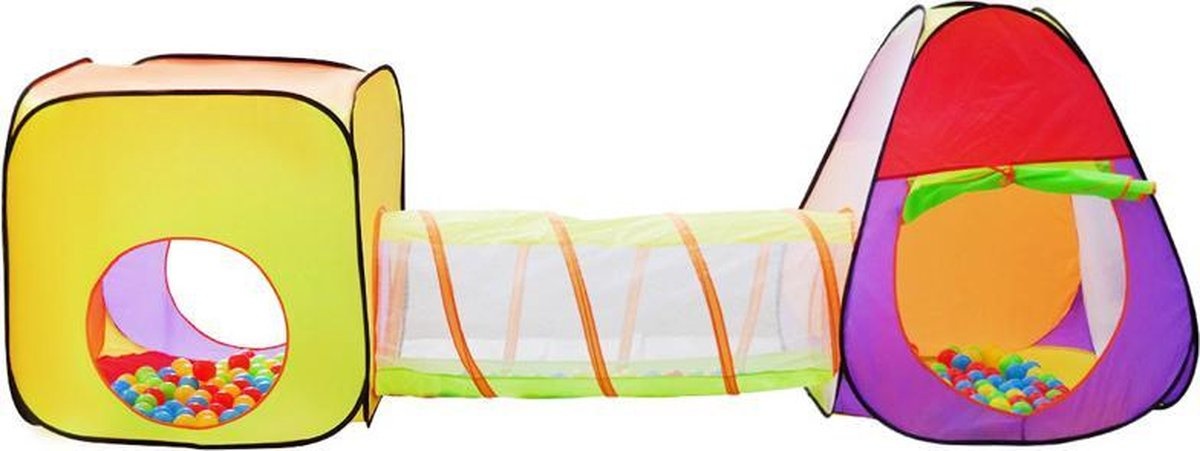 Iglo Kindertent - Met Tunnel - 200 Ballen