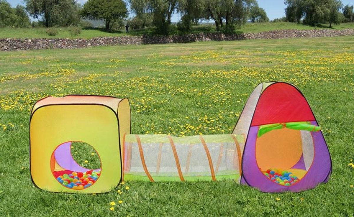 Iglo Kindertent - Met Tunnel - 200 Ballen