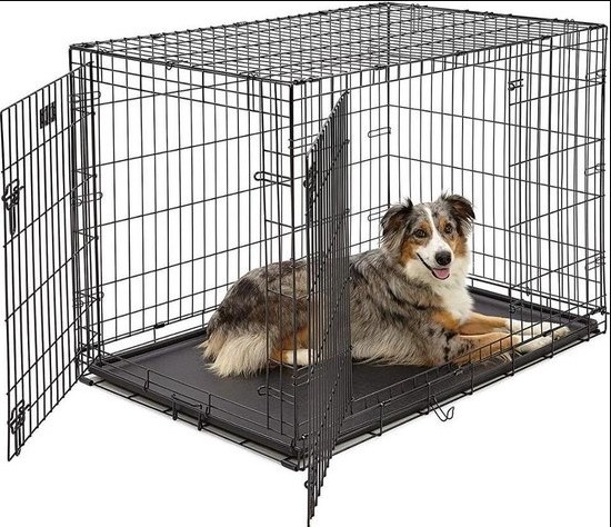 Hondenbench - Zwart - 91 x 57 x 64 cm Hondenbench - Zwart - 91 x 57 x 64 cm