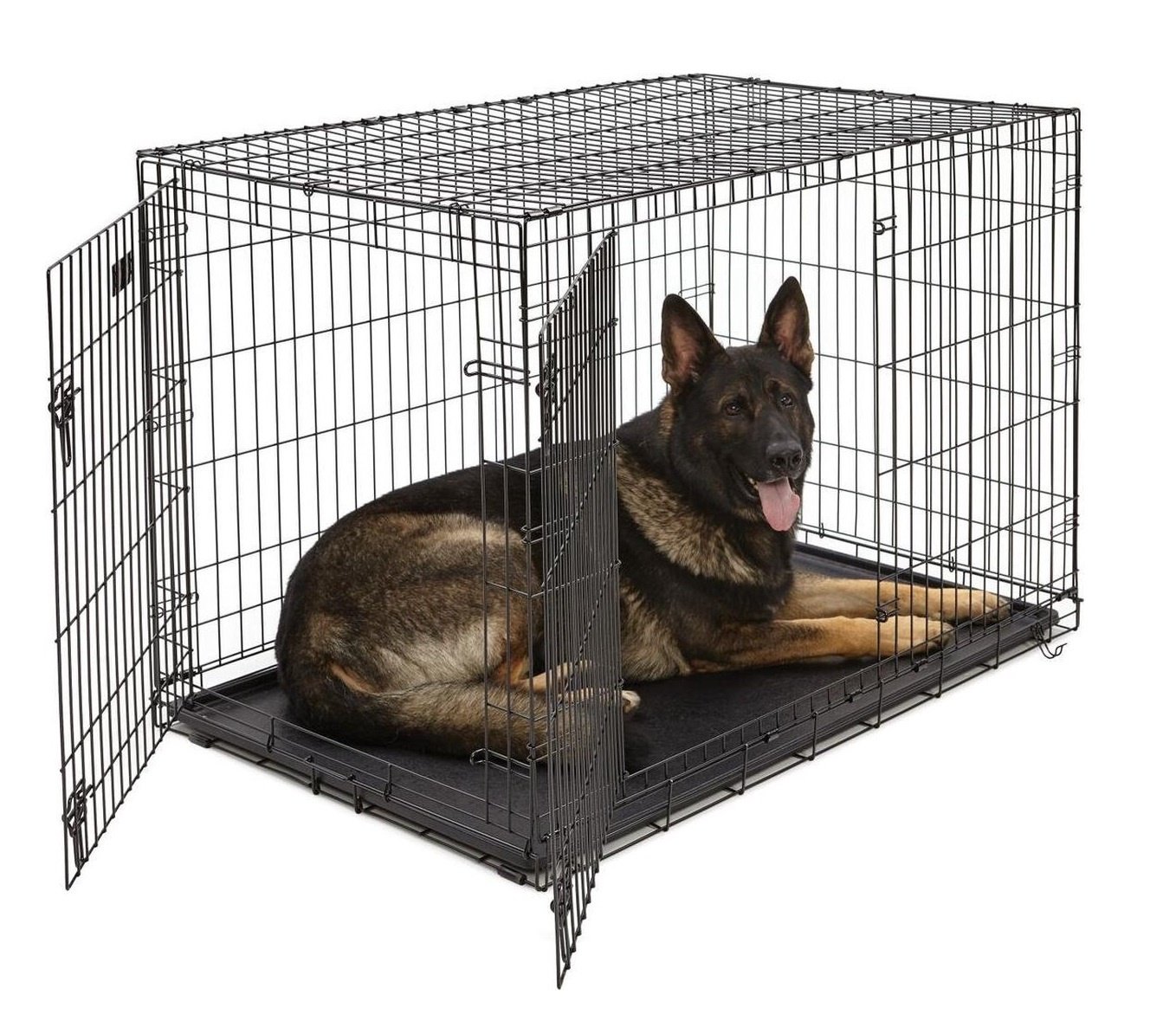 Parya Pets - Honden Bench - Opvouwbaar - Zwart - Xxl - 121 X 74 X 81 Cm