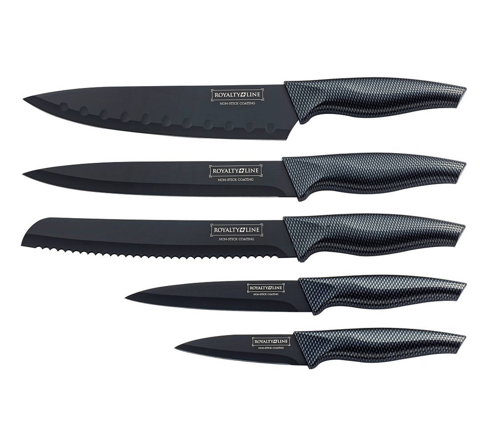 Royalty Line - Messenset 6-delig - Zwart Royalty Line - Messenset 6-delig - Zwart