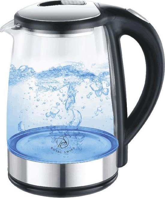 Royal Swiss - Wasserkocher - Mit LED-Licht - Glas