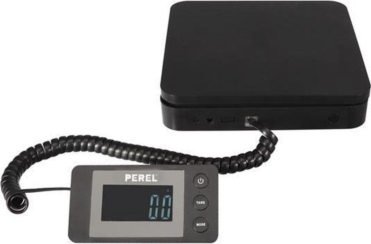 Perel - Postweegschaal - Met Display - Zwart