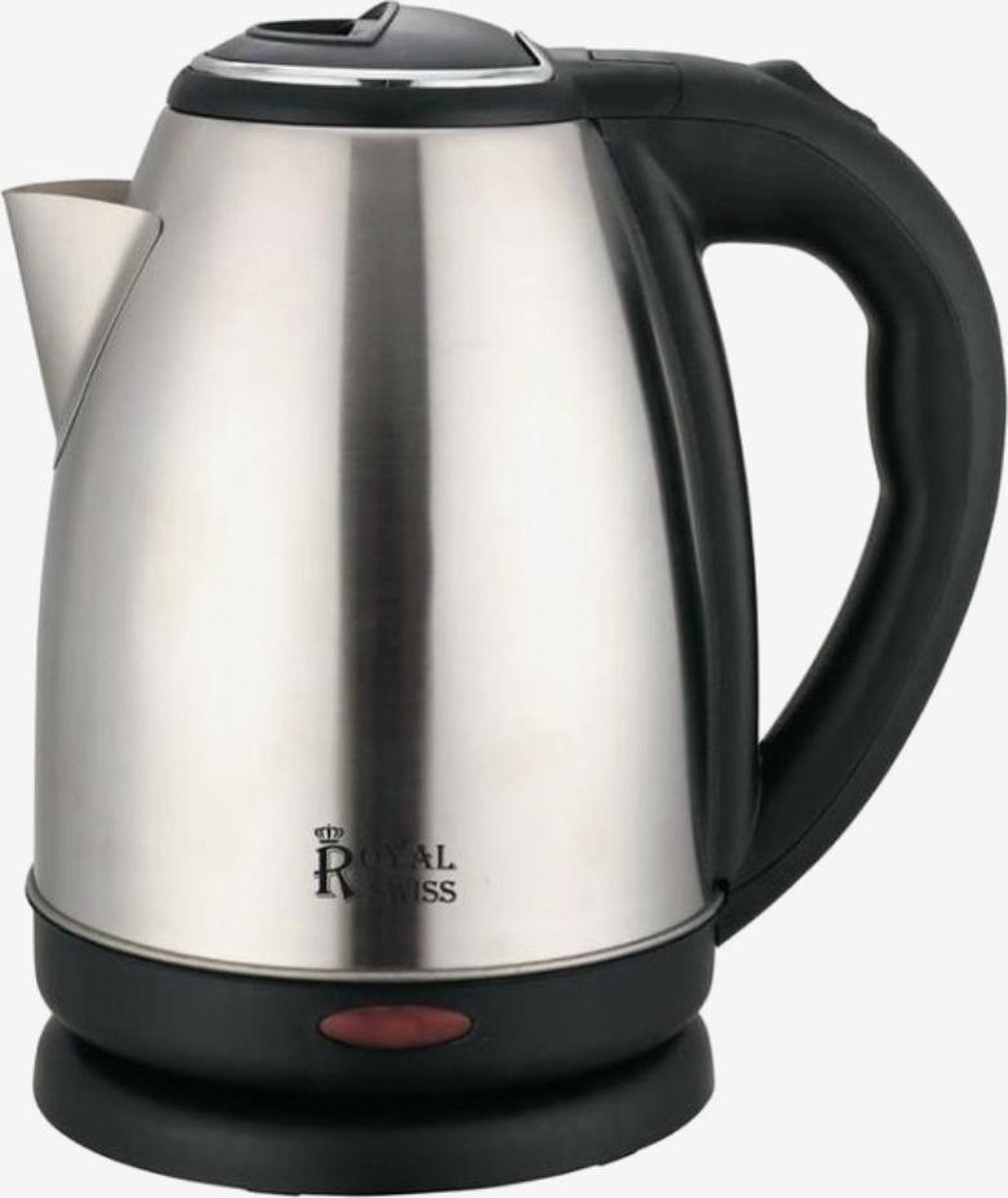 Royal Swiss - Waterkoker - RVS - 1500 Watt - Zilver Royal Swiss - Waterkoker - RVS - 1500 Watt - Zilver