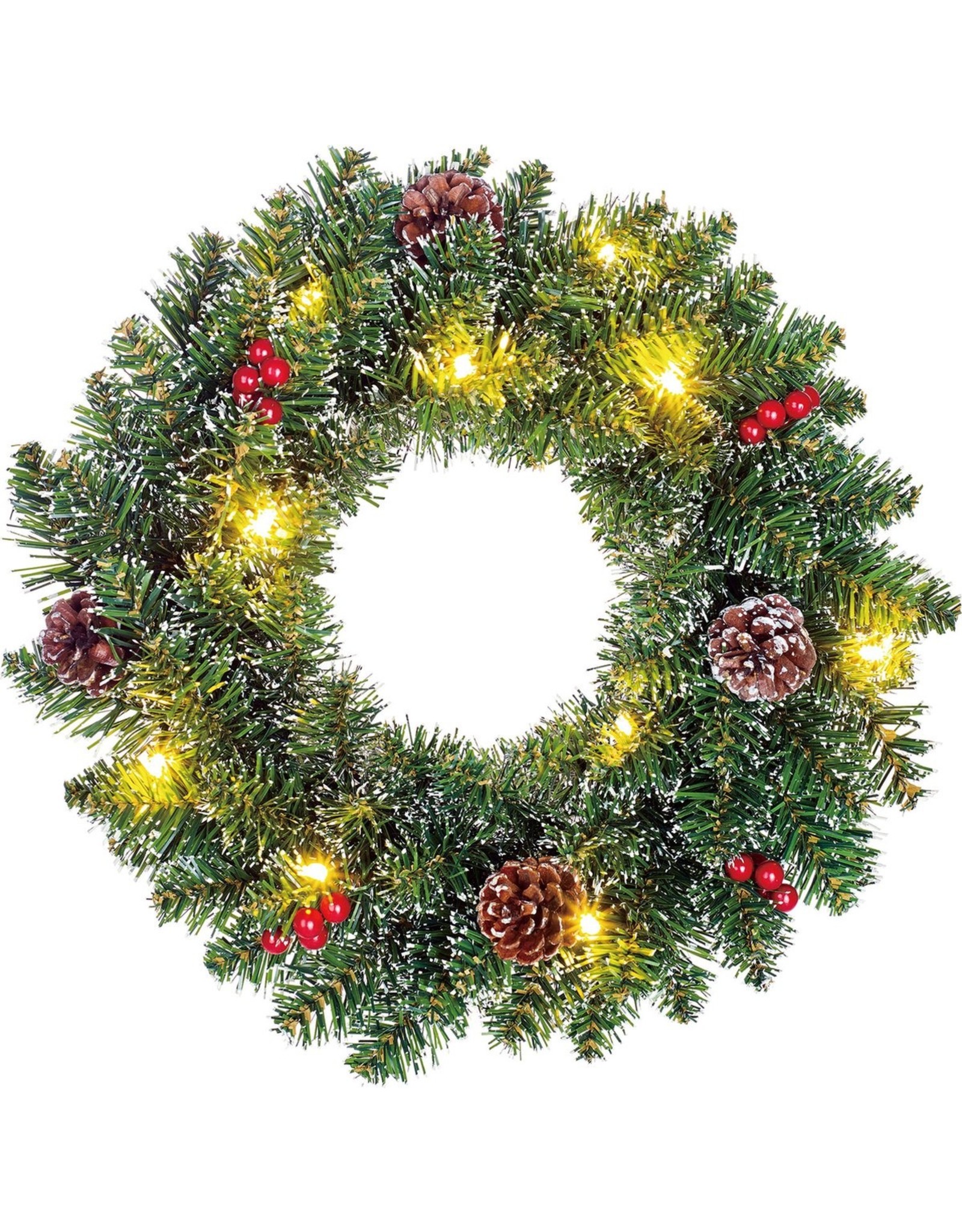 Black Box Trees - Christmas Wreath Incl. Illumination - Ø35 cm
