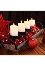 DUB Kerstballen - Kerstboomversiering - Kerstboom decoratie - Rood 100 - Koller 2