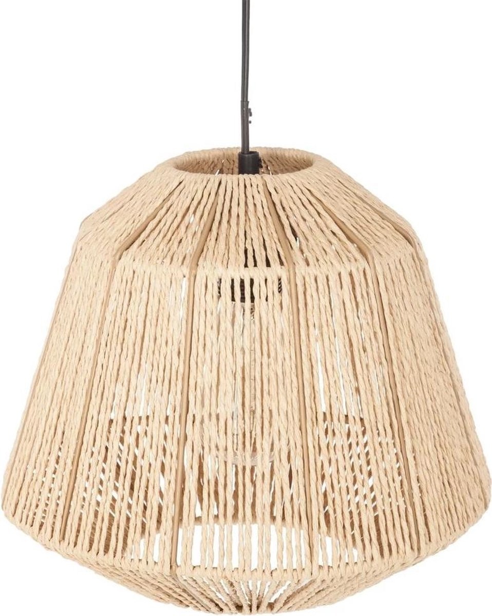 Hanglamp Touw - E27 - 40 W - H. 26 Cm - Beige