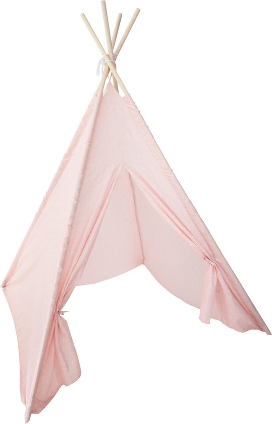 Atmosphera Kinder - tipi wigwam polyester - Speeltent - H160 cm - Roze Atmosphera Kinder - tipi wigwam polyester - Speeltent - H160 cm - Roze