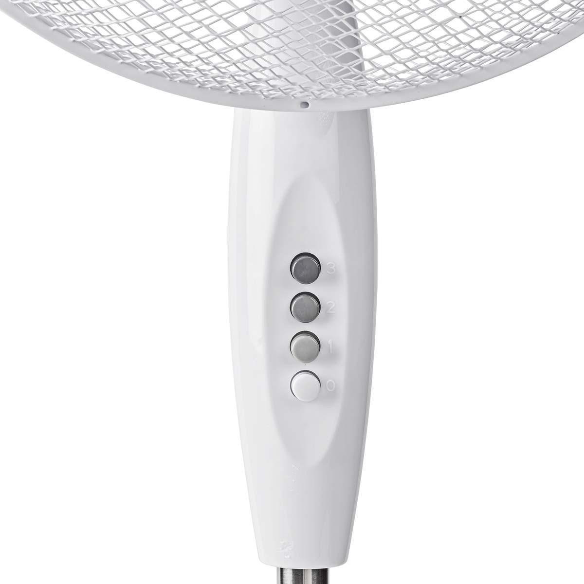 Nedis - Bodenventilator - 3 Geschwindigkeiten - Weiß