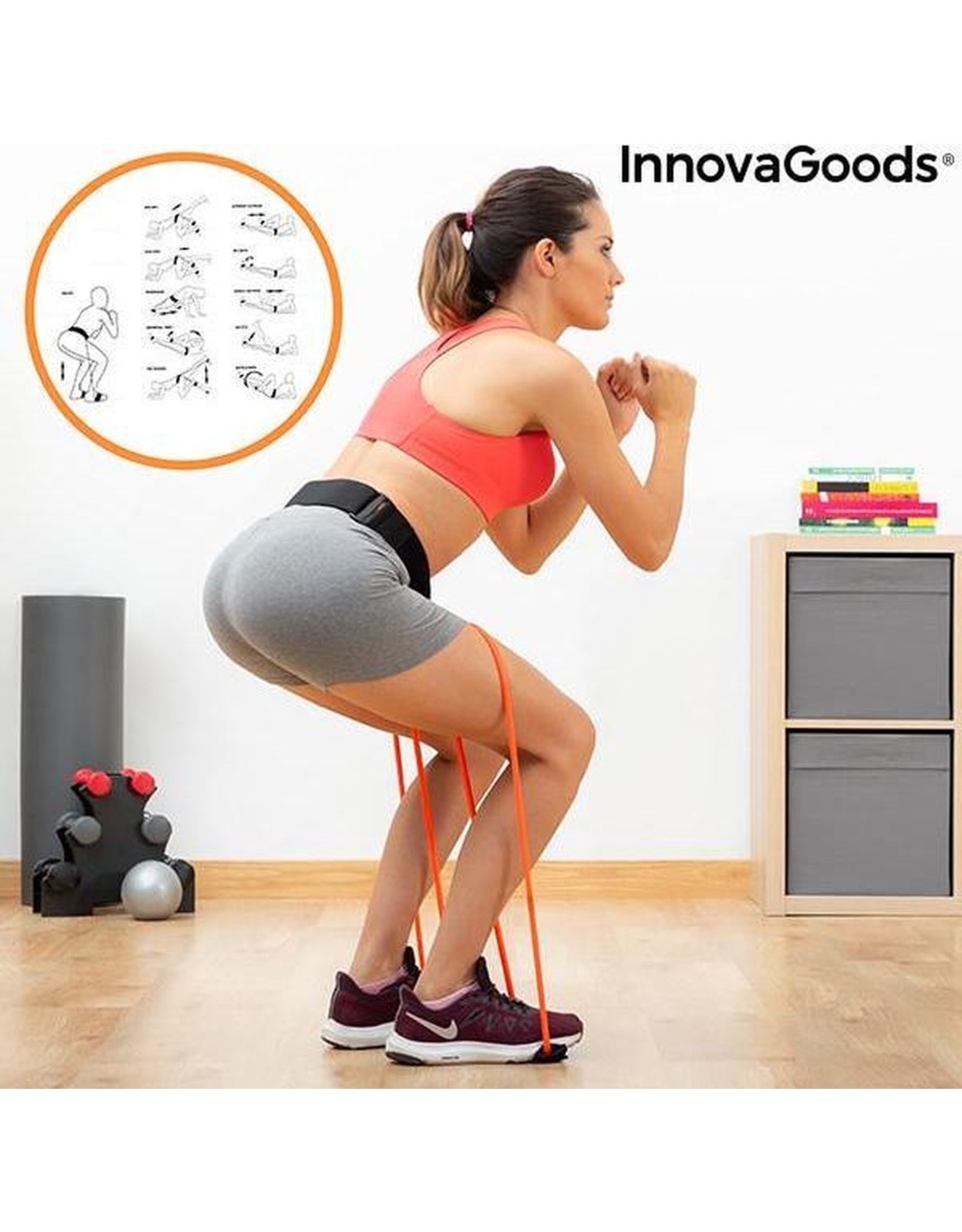 InnovaGoods Innovagoods | Fitness Resistance Band | Fitness Elastic
