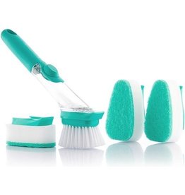 InnovaGoods Innovangoods - Sanding brush with handle and soap dispenser