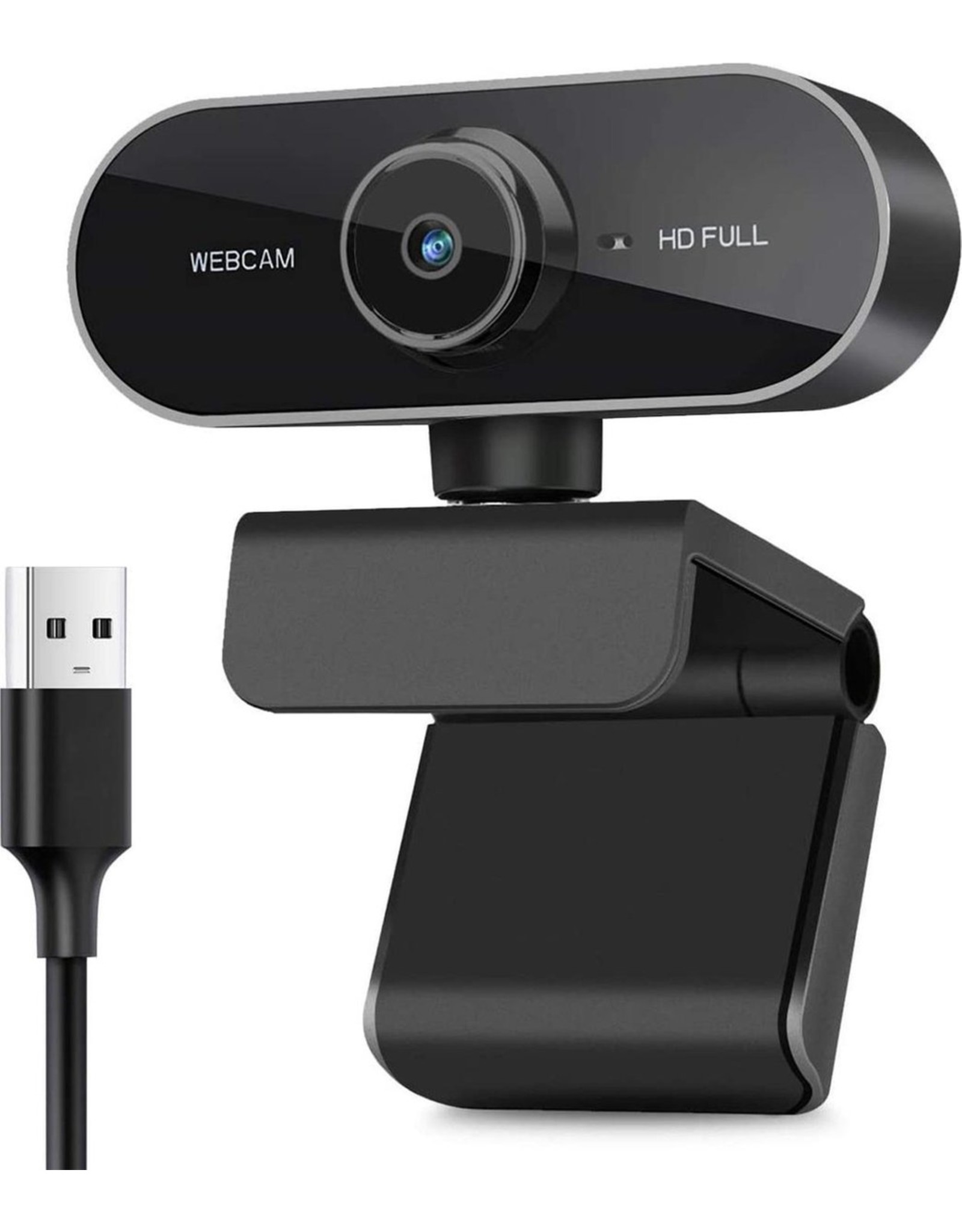 Webcam full HD (1080p) - With built-in microphone