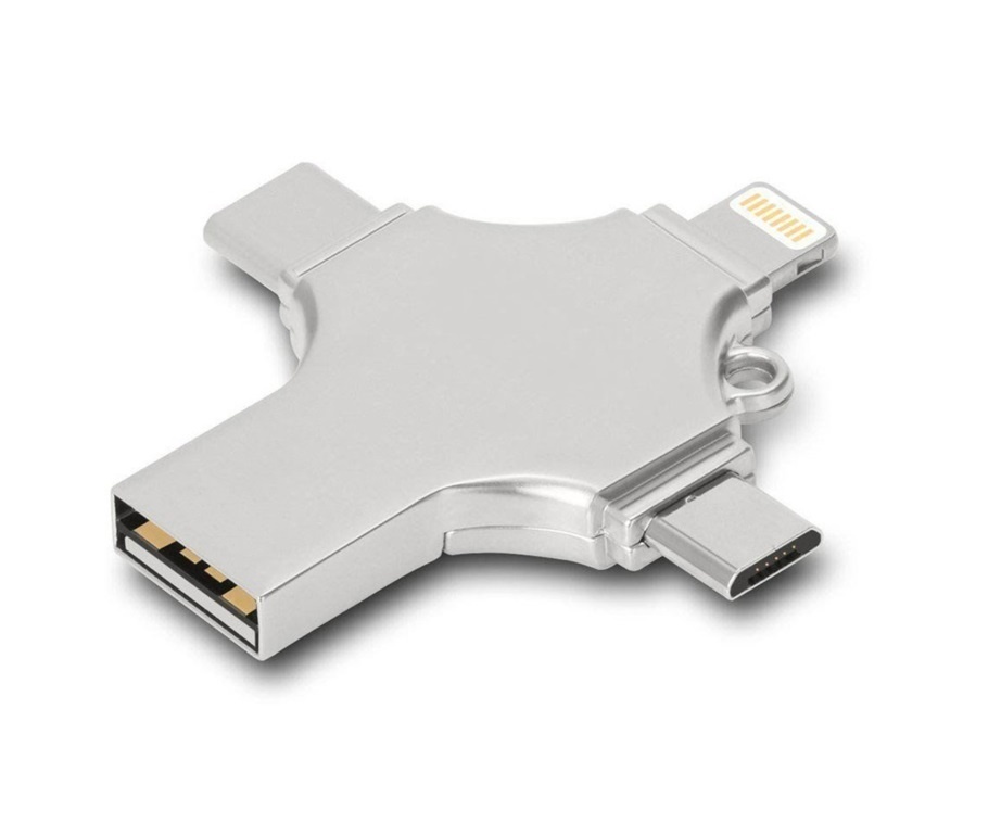 Parya Official - 4-in-1 Flashdrive - Vier kanten Parya Official - 4-in-1 Flashdrive - Vier kanten