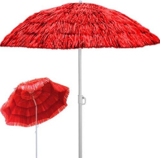Parasol - Hawaii - 160cm - Rood Parasol - Hawaii - 160cm - Rood