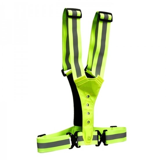 Parya Official - Reflecterend Hardloopvest - Reflectief - One Size - LED - Geel Parya Official - Reflecterend Hardloopvest - Reflectief - One Size - LED - Geel