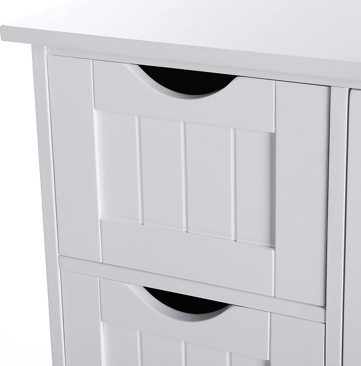 Badkamerkast - 4 Lades - MDF - Wit