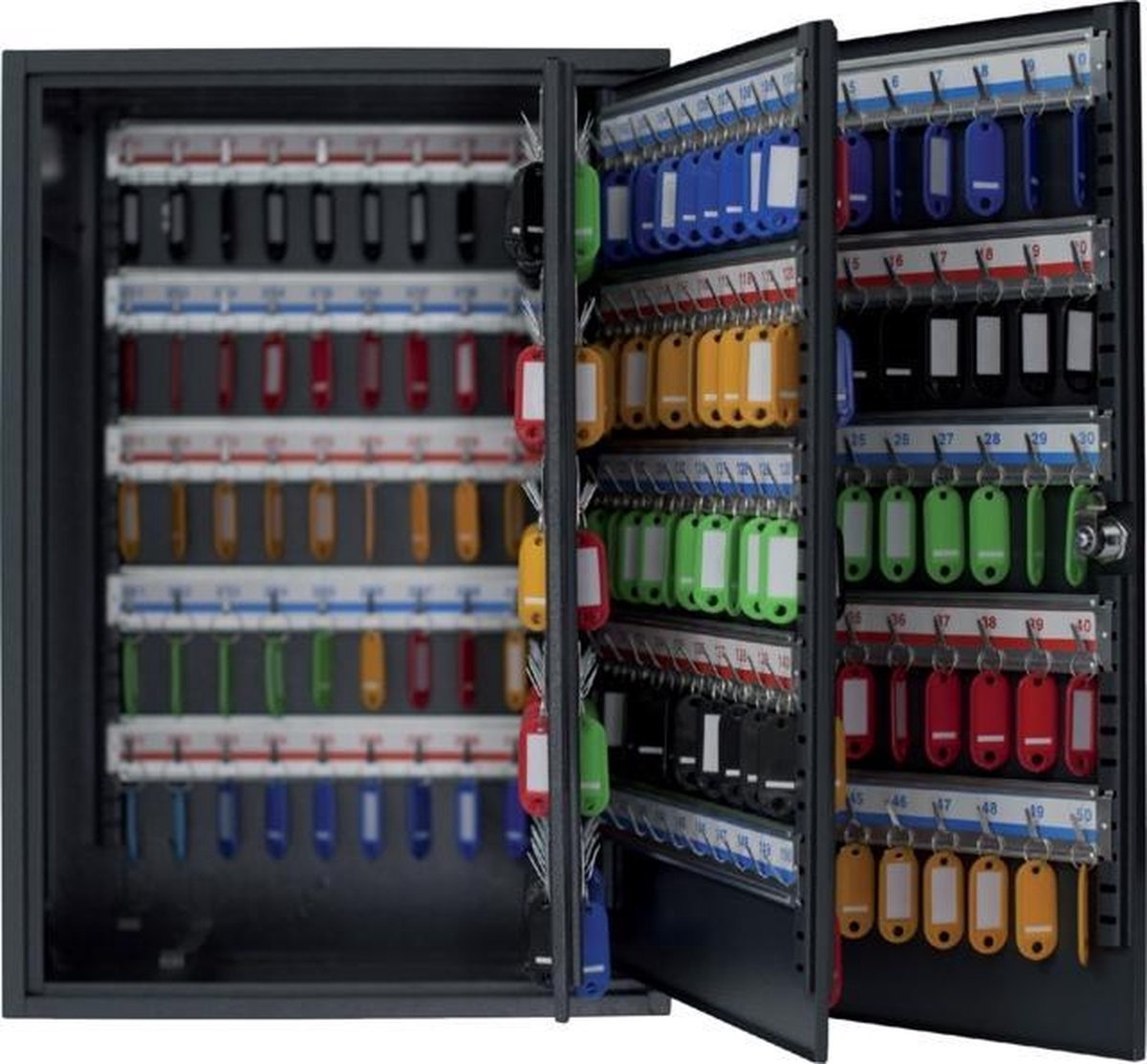 Pavo - Sleutelkast - Deluxe - 300 haken - donkergrijs