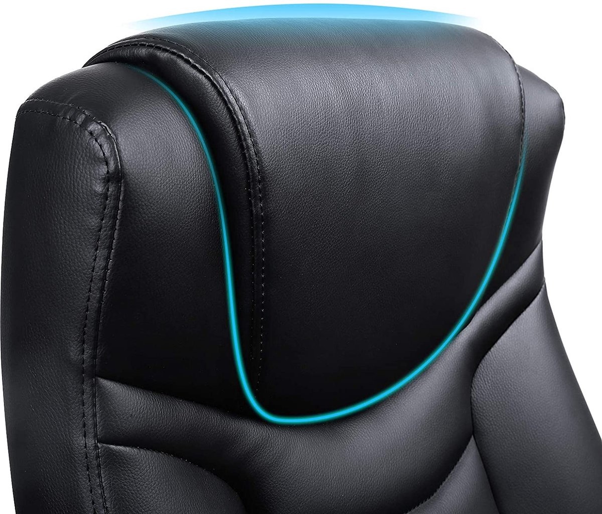 Songmics Luxus-Design-Manager Bürostuhl - Ergonomische Executive Managerial Stuhl - Heavy Duty