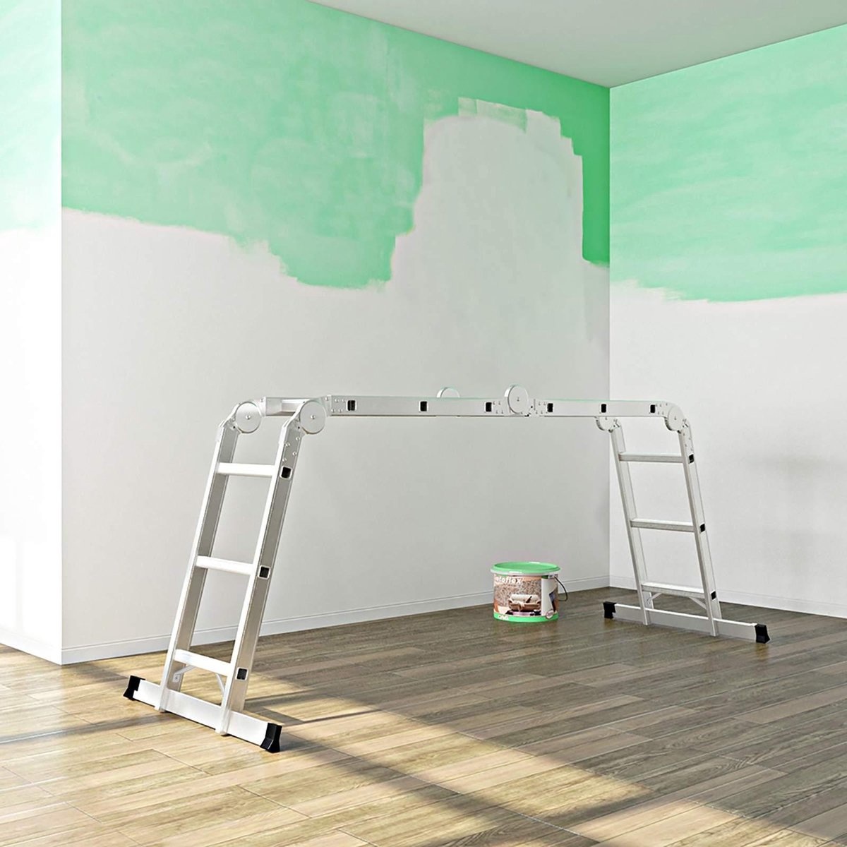 Leiter - Multifunktional - Aluminium - 3,5M - GS-geprüft
