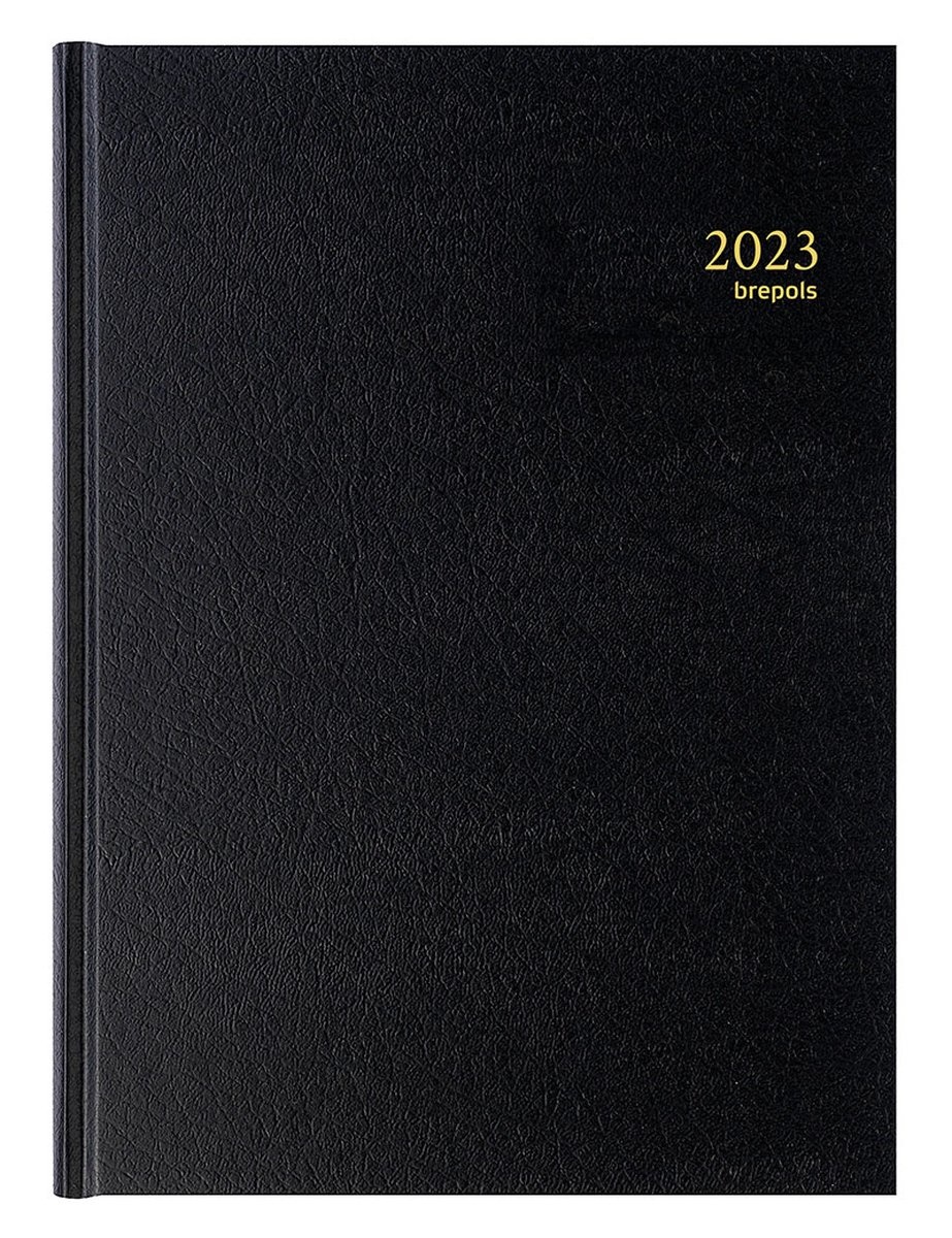 Brepols Agenda 2023 • BREMAX 2 • SANTEX • A4 • Zwart • 1d/2p