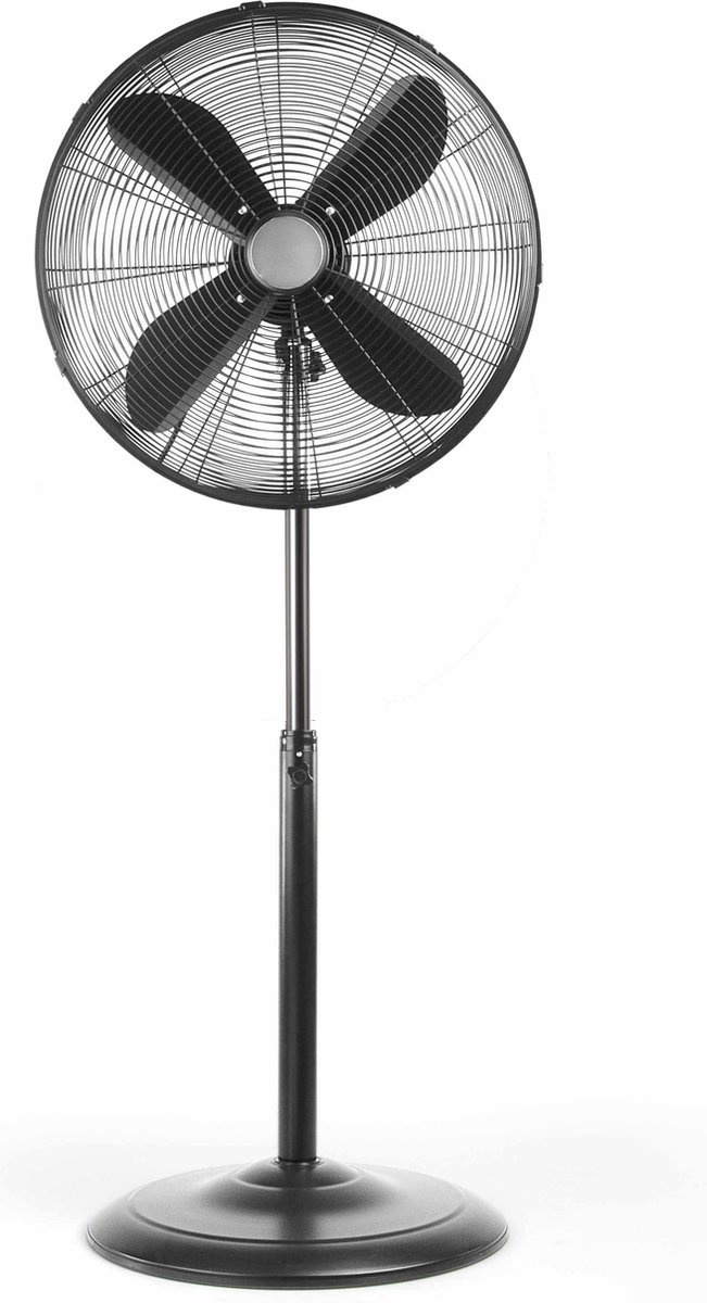 Livoo retro statiefventilator ø 45 cm zwart