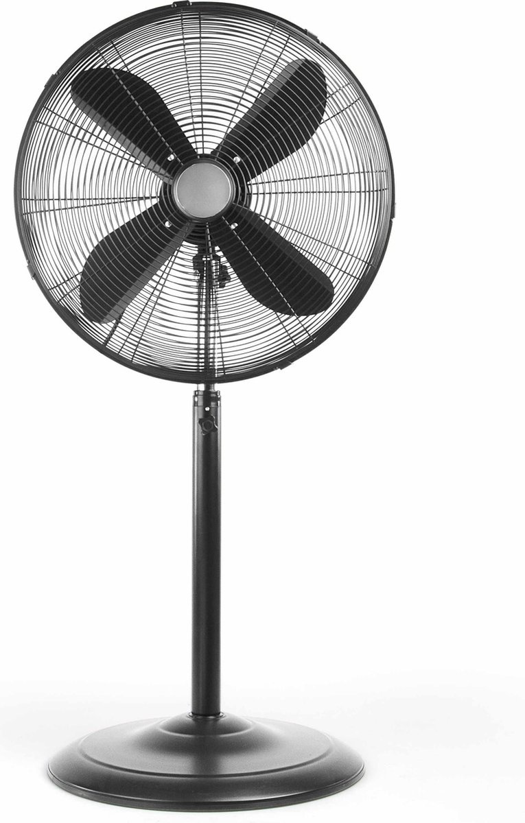 Livoo retro statiefventilator ø 45 cm zwart