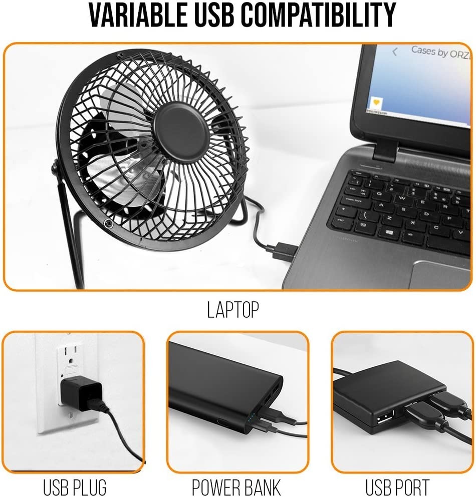Esperanza USB Ventilator Yugo 6 inch - Zwart - Koller 2