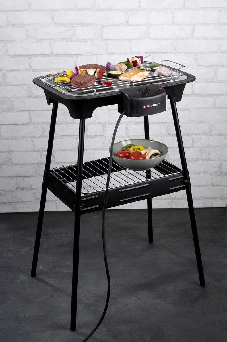 Alpina BBQ - Electric - 2-in-1 - Indoor and Outdoor - 2000W