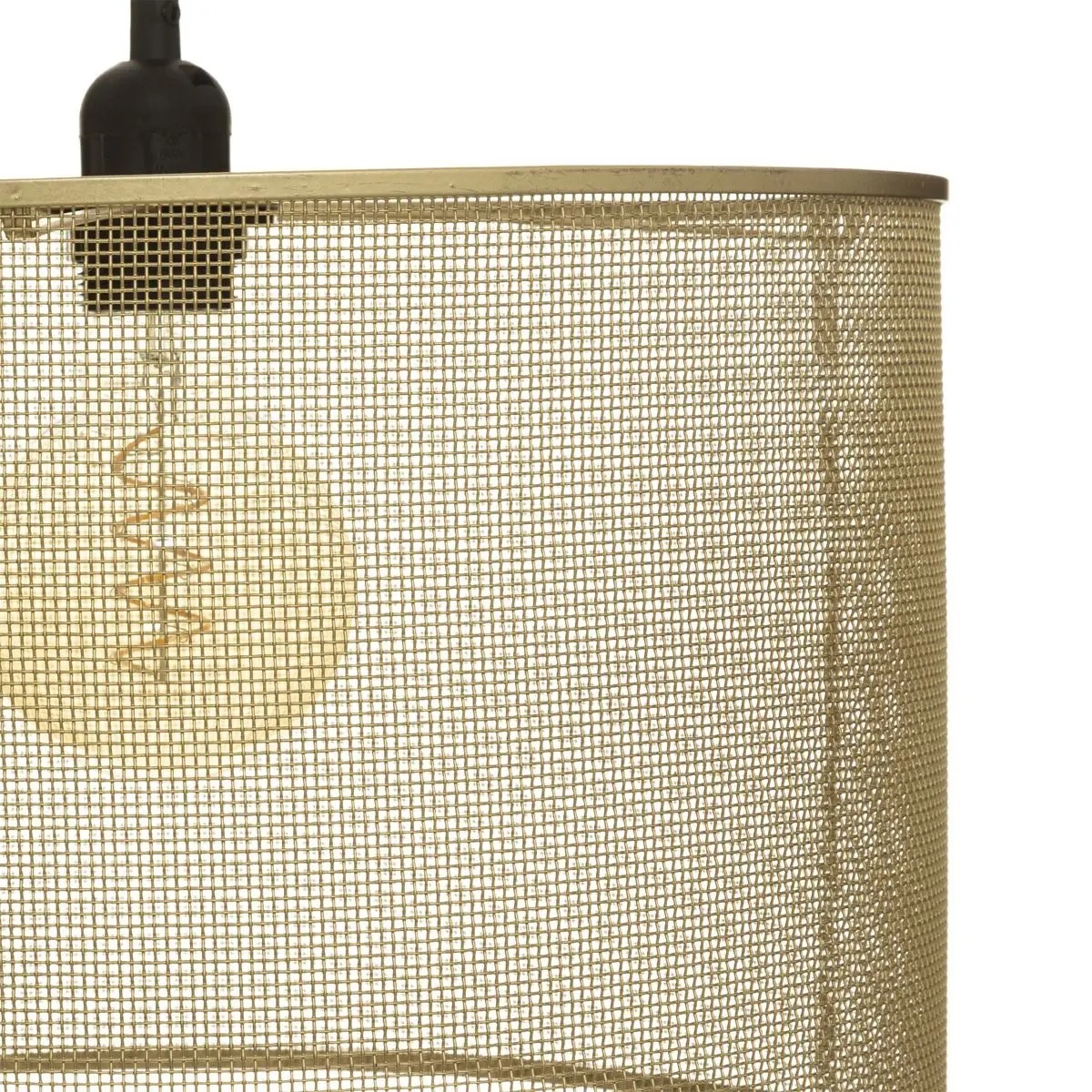 Atmosphera - Goldene Pendelleuchte - Loft - Rund - Durchmesser Ø38