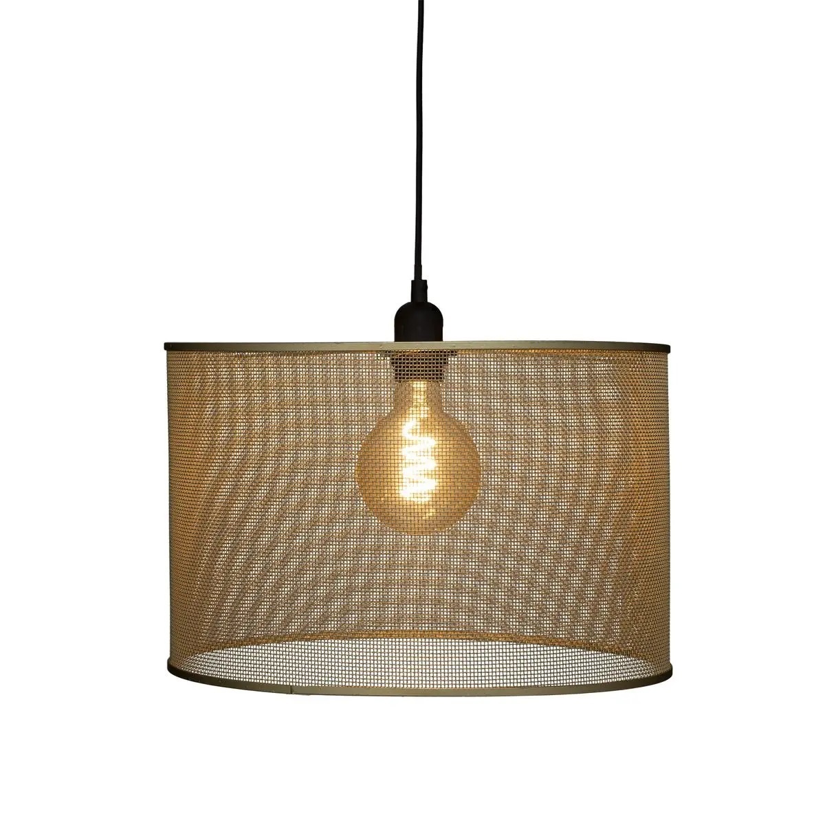 Atmosphera - Goldene Pendelleuchte - Loft - Rund - Durchmesser Ø38