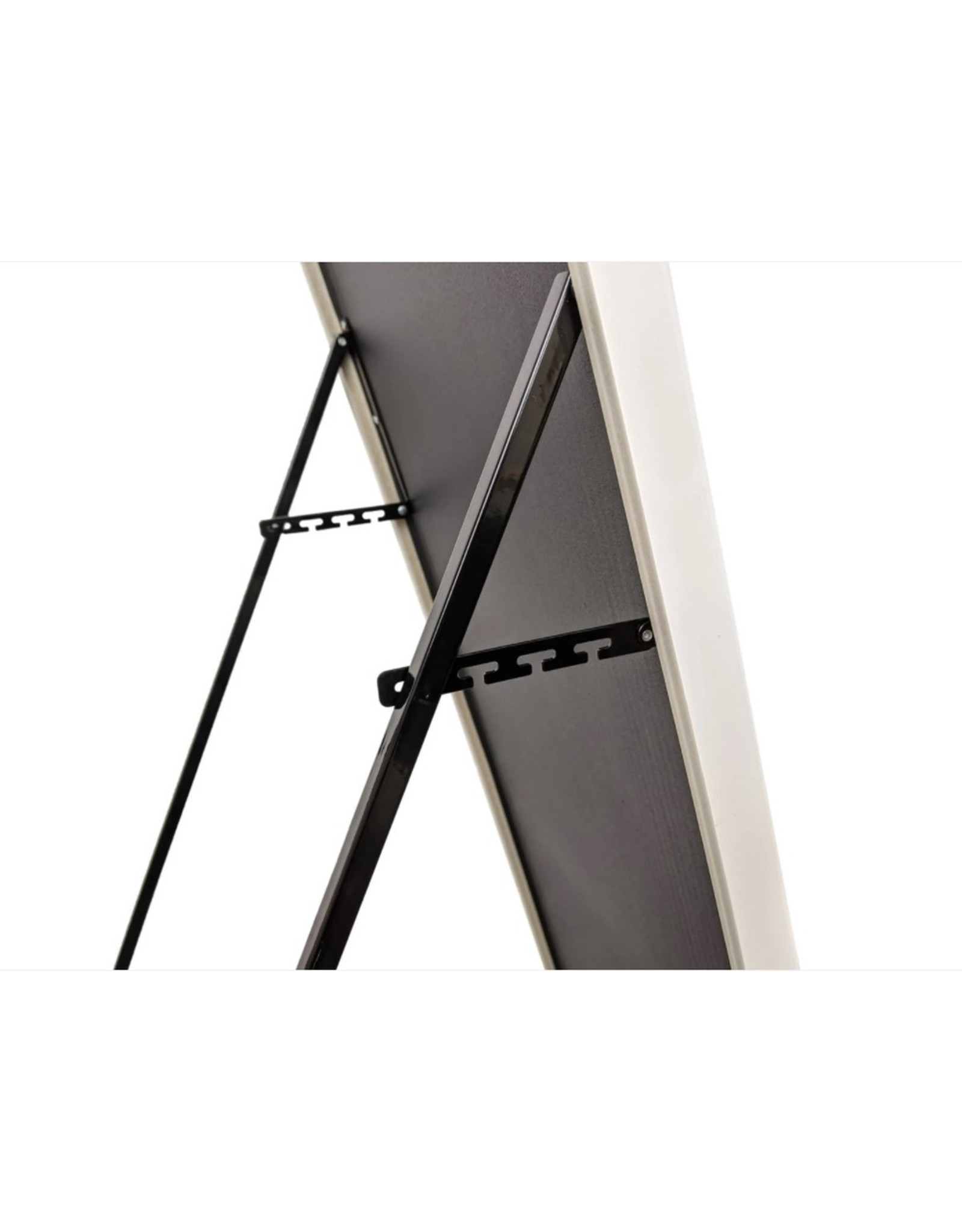 H&S Collection - Passpiegel Wit- 126 x 36 cm - Visagie spiegel - Passpiegel
