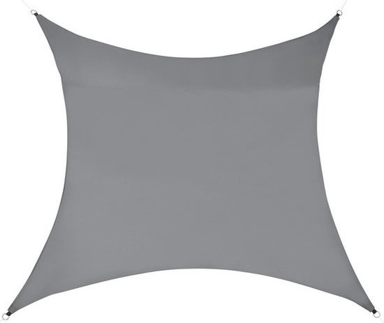 Koopman - Schaduwdoek - 5x5 Meter - Grijs Koopman - Schaduwdoek - 5x5 Meter - Grijs