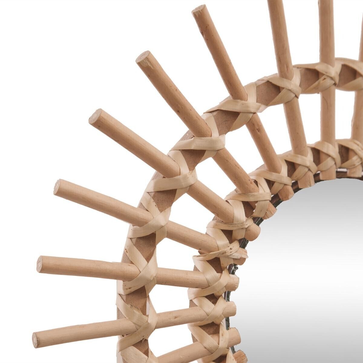 Atmosphera - Spiegel - Rattan - Ø30 cm