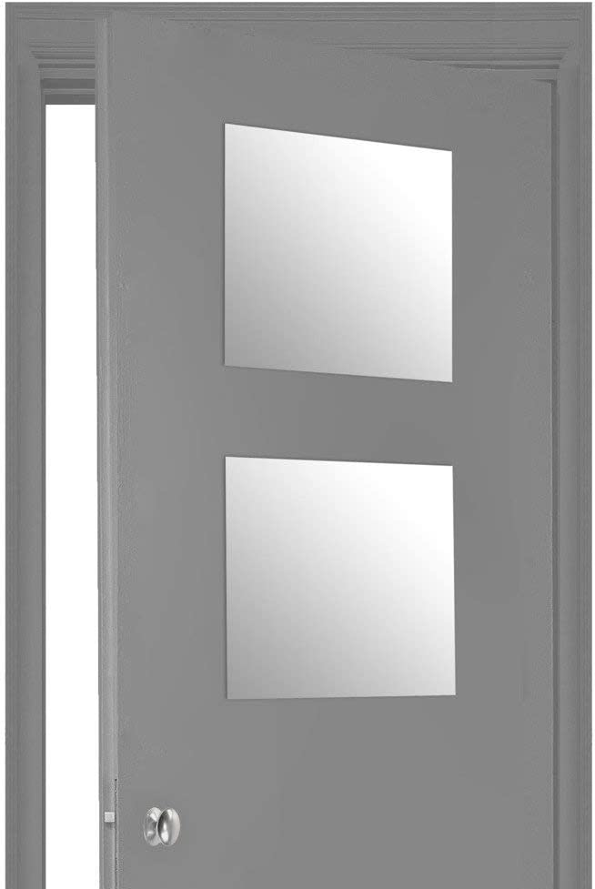 5Five - Square Adhesive Mirror- 40 x 40 cm- Glass- 2 pcs.