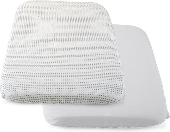 Chicco - Next2Me - Hoeslaken voor Wieg - 2 Stuks - Wit Chicco - Next2Me - Hoeslaken voor Wieg - 2 Stuks - Wit
