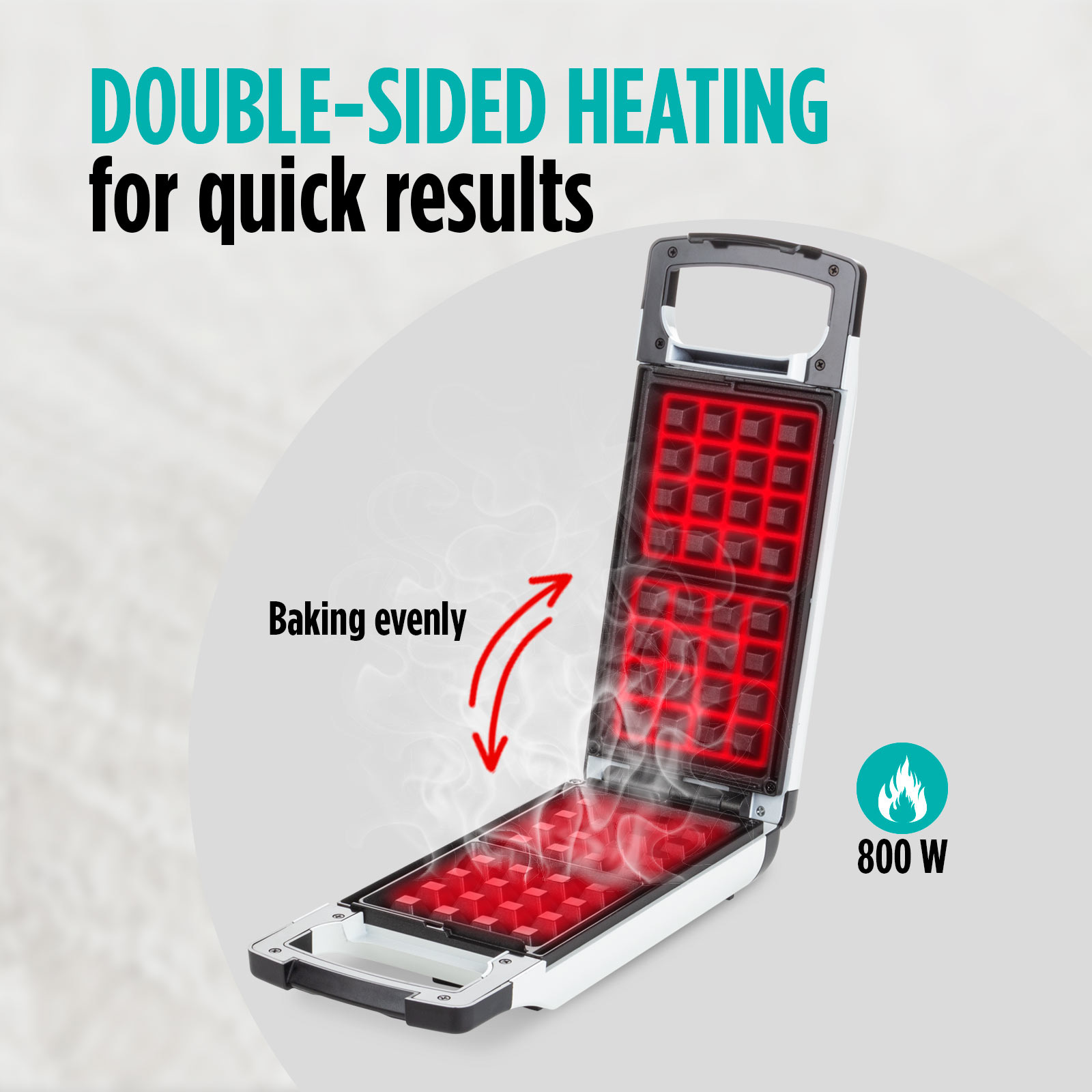 Belgian Wafelmaker Infinity, 800W