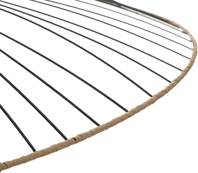 Grote Zwarte Metalen Hanglamp D 69,5 cm
