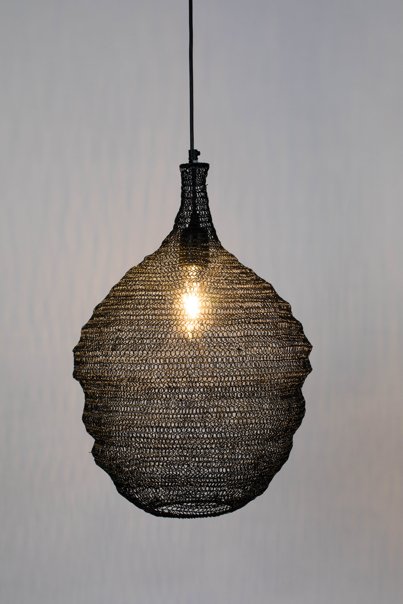 Parya Home - Elvis Hanglamp - Zwart - 39cm