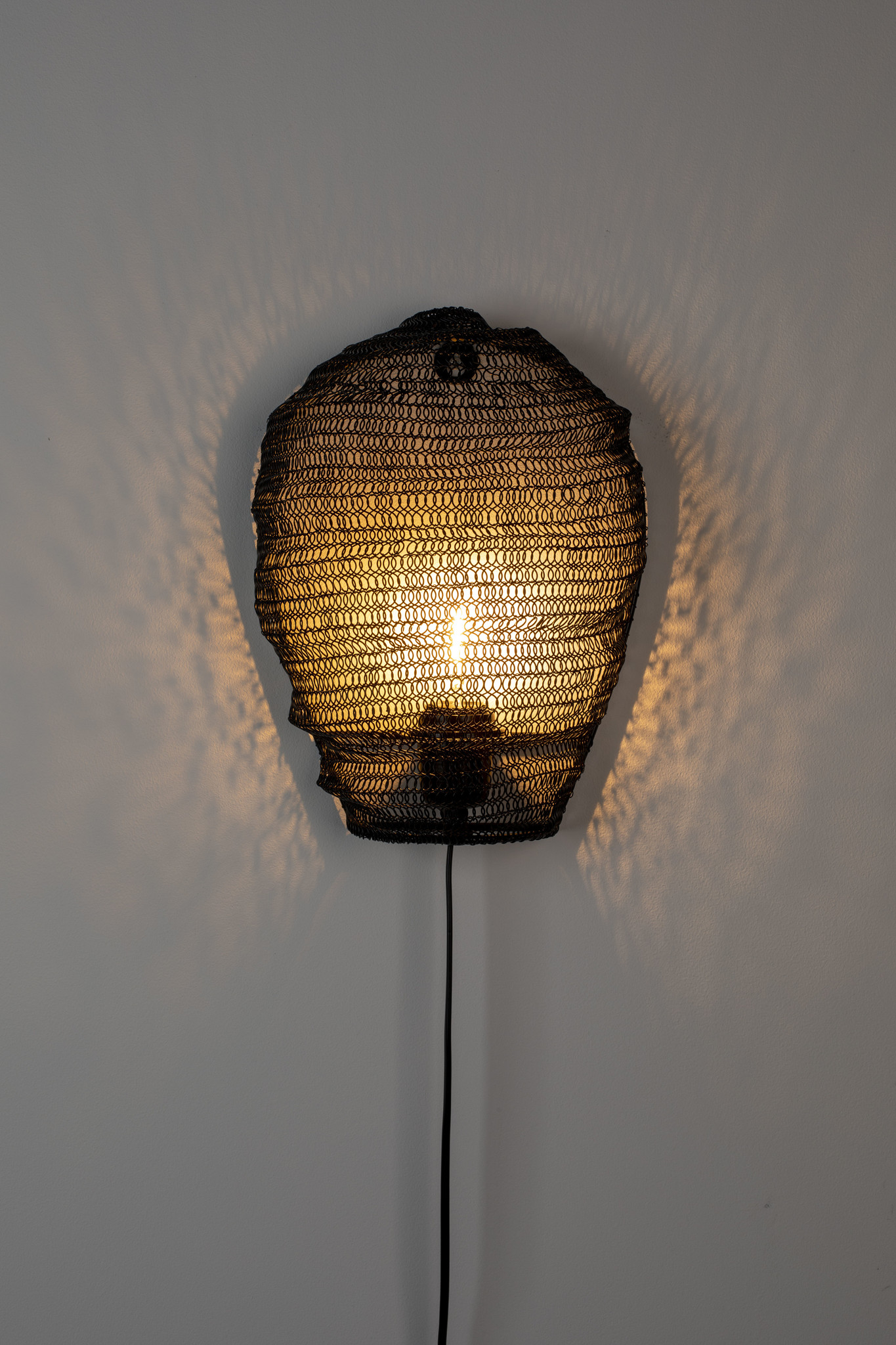 Parya Home - wandlamp Lena - zwart
