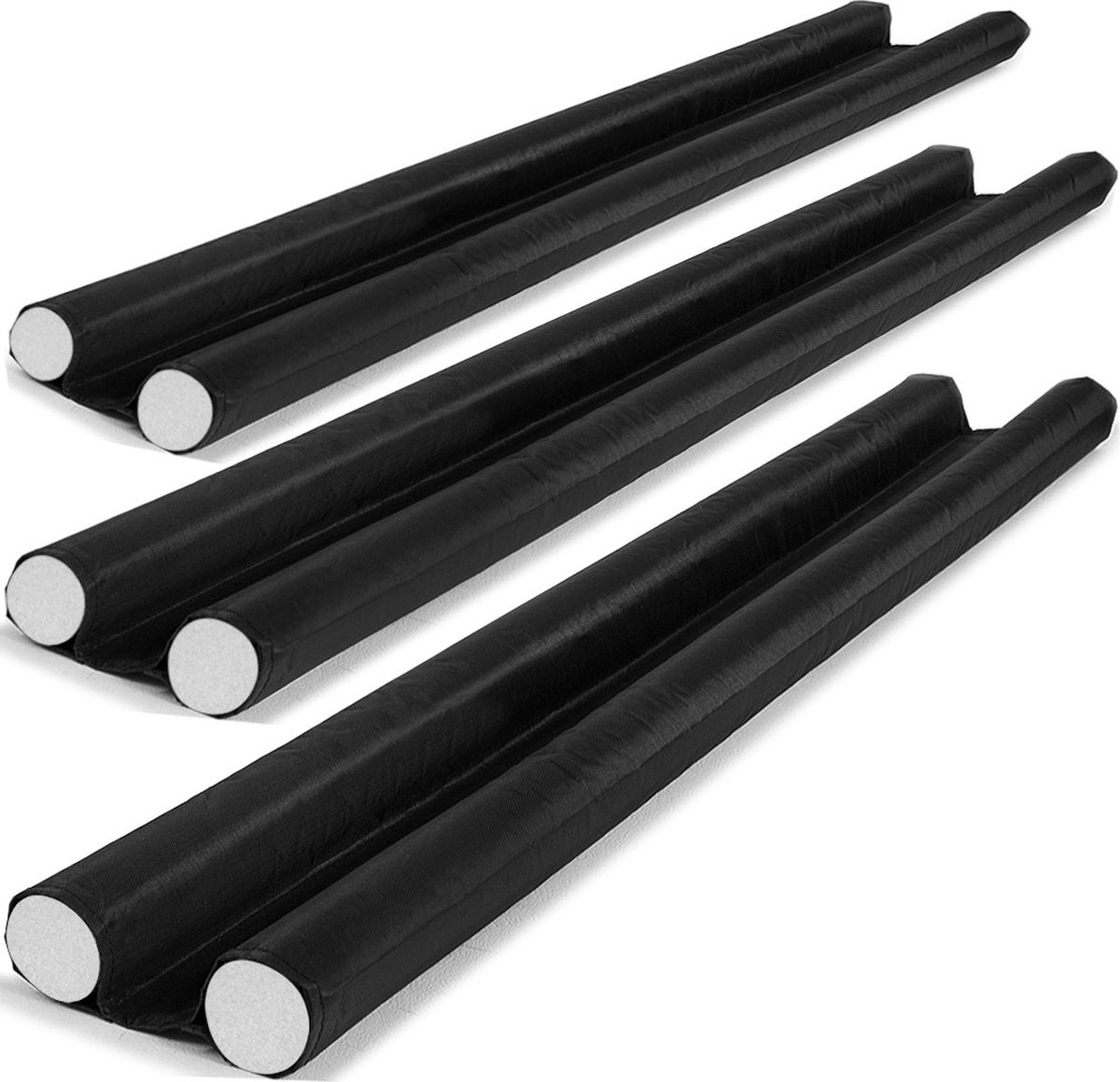Tür-Zugluftstopper - Tür-Zugluftstopper - 95 cm lang - (3er Set)