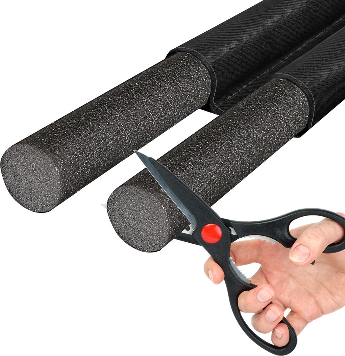 Tür-Zugluftstopper - Tür-Zugluftstopper - 95 cm lang - (3er Set)
