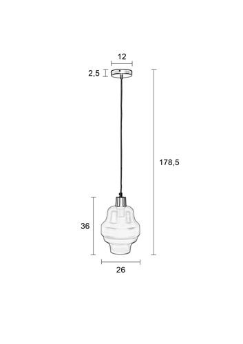 Parya Home - Rose Hanglamp - Terra- 26x178cm