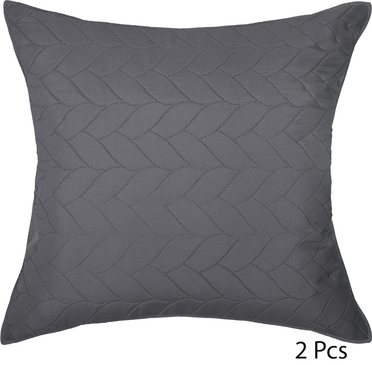 Atmosphera Bedspread Lei Gray - 260×240 - Inc Pillowcases