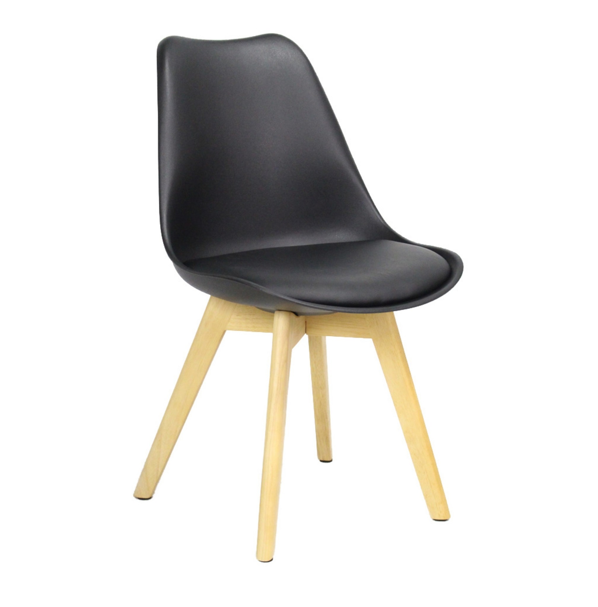 Parya Home - Woodly Kuipstoel - Zwart