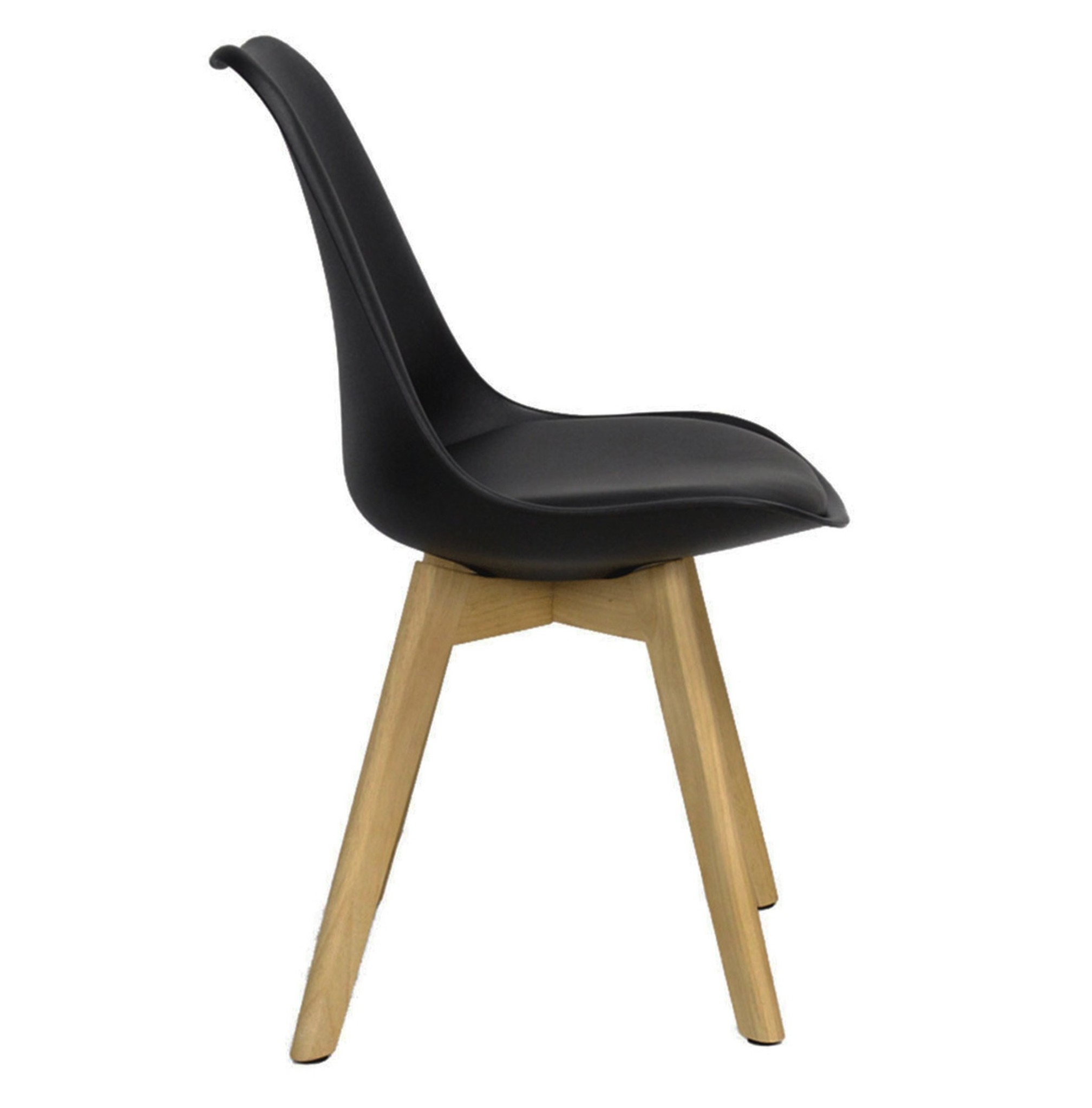 Parya Home - Woodly Kuipstoel - Zwart