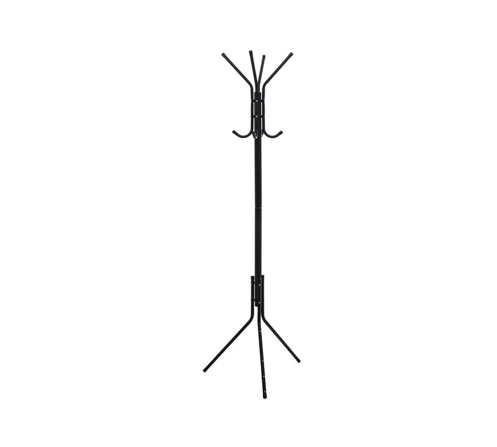 5Five Kleiderständer stehend Metall 8 Haken - 176cm - Schwarz
