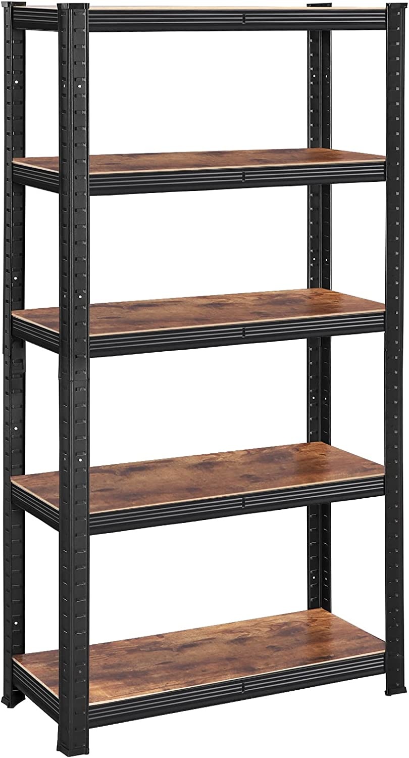 Stellingkast - boekenplank - opbergrek - 5 planken - keukenplank - plank - 150 x 75 x 30 cm - tot 65 Stellingkast - boekenplank - opbergrek - 5 planken - keukenplank - plank - 150 x 75 x 30 cm - tot 65