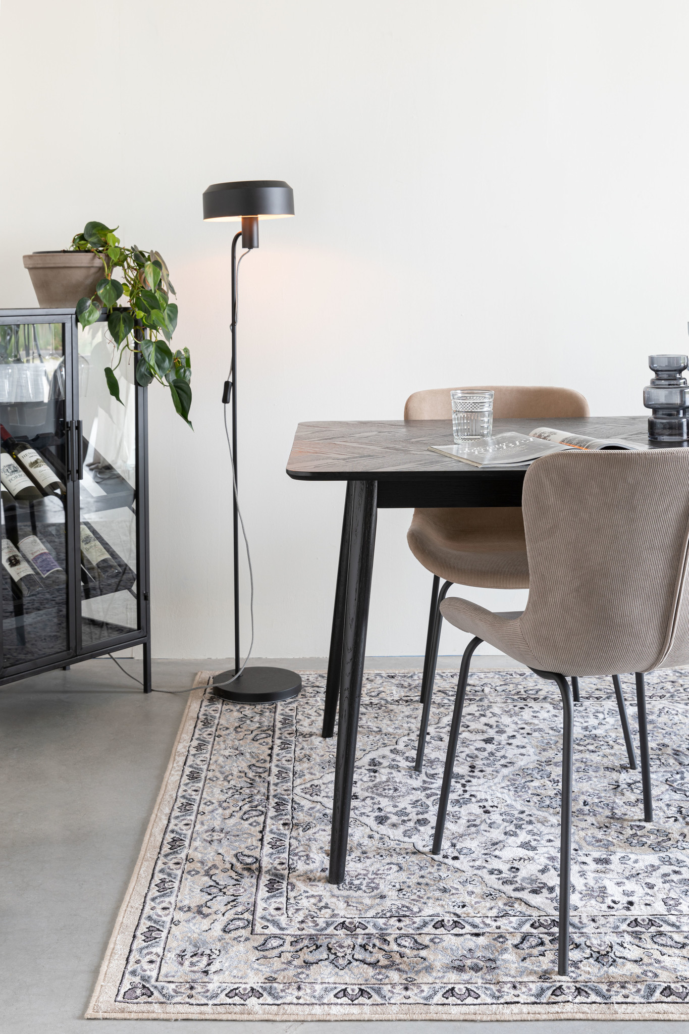 Parya Home- Lifestyle Fabio Tisch - 180x90 - Schwarz