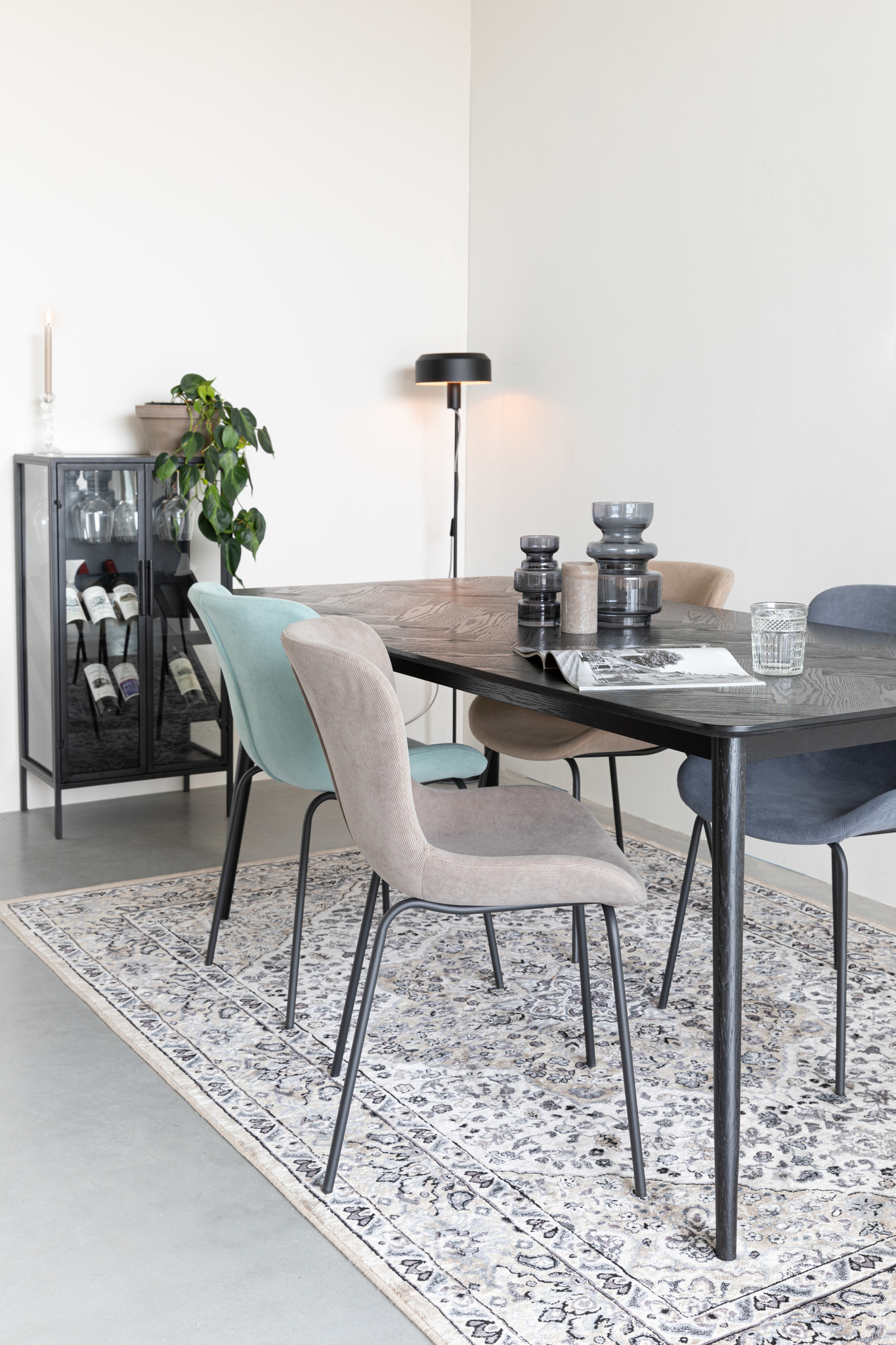 Parya Home- Lifestyle Fabio Tisch - 180x90 - Schwarz